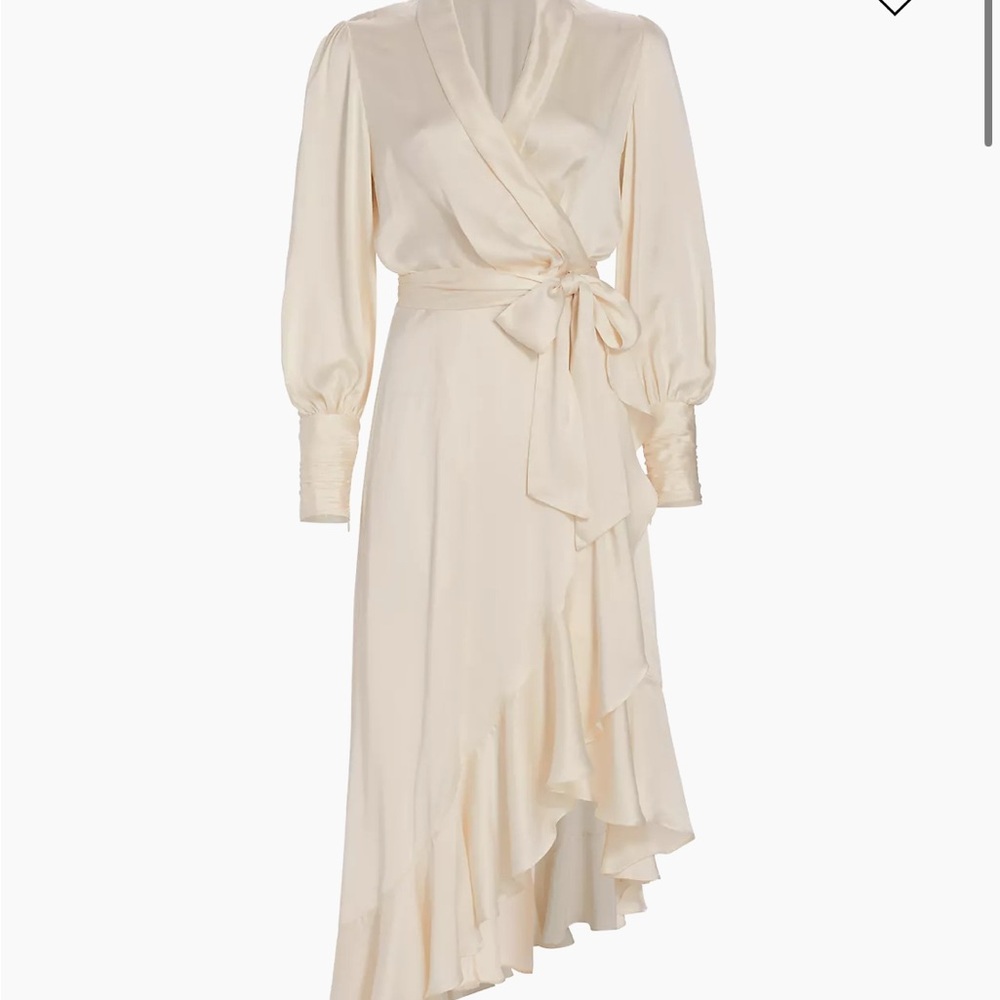 Zimmermann silk wrap dress size 0P